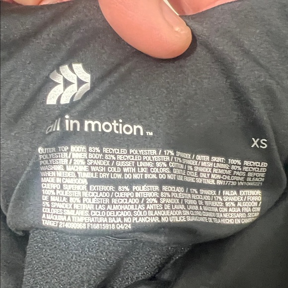 All In Motion Black Pleated Dress - Picture 4 of 8